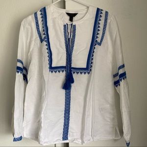 J. Crew Linen Blouse